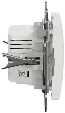 Schneider Electric Sedna Design, USB A+C 2.4A įkrovimo lizdas, baltas