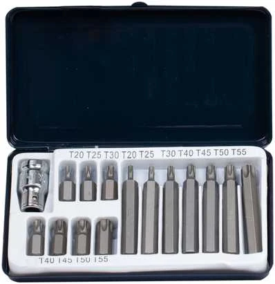 Antgalių rinkinys HAUSHALT YF-40029, 1/2" 15vnt.