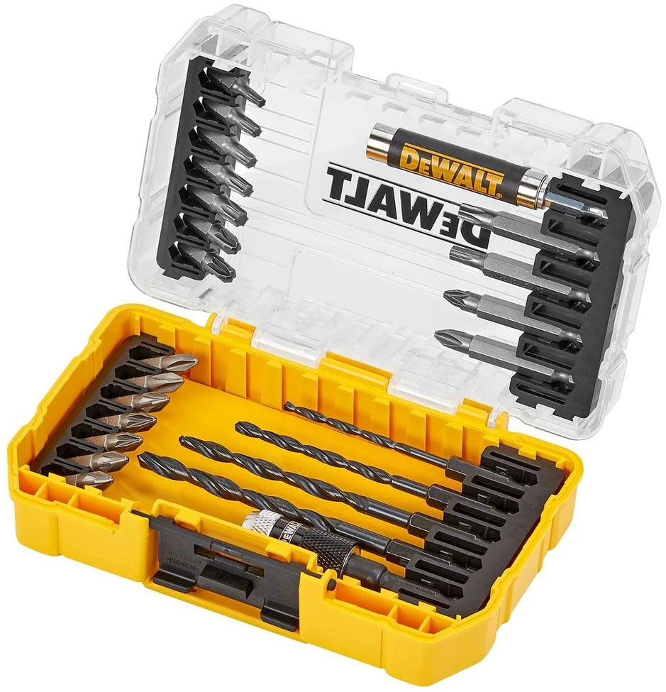 Grąžtas Sukimo antgalių ir grąžtų komplektas DeWalt 25 vnt
