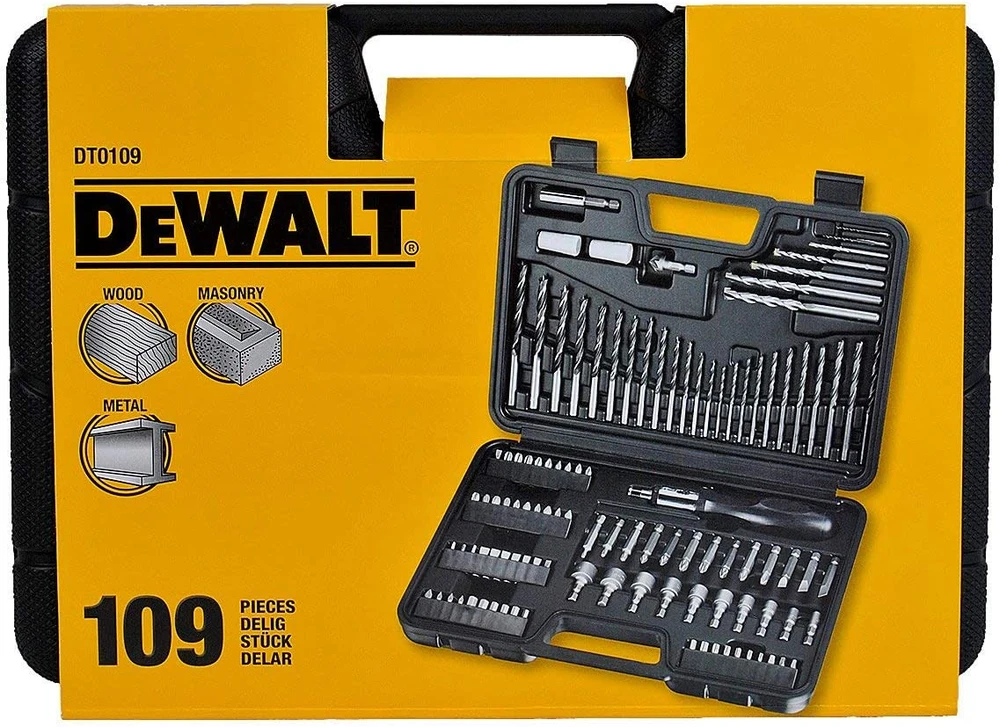 Uzgaļu un urbju komplekts Dewalt DT0109-QZ