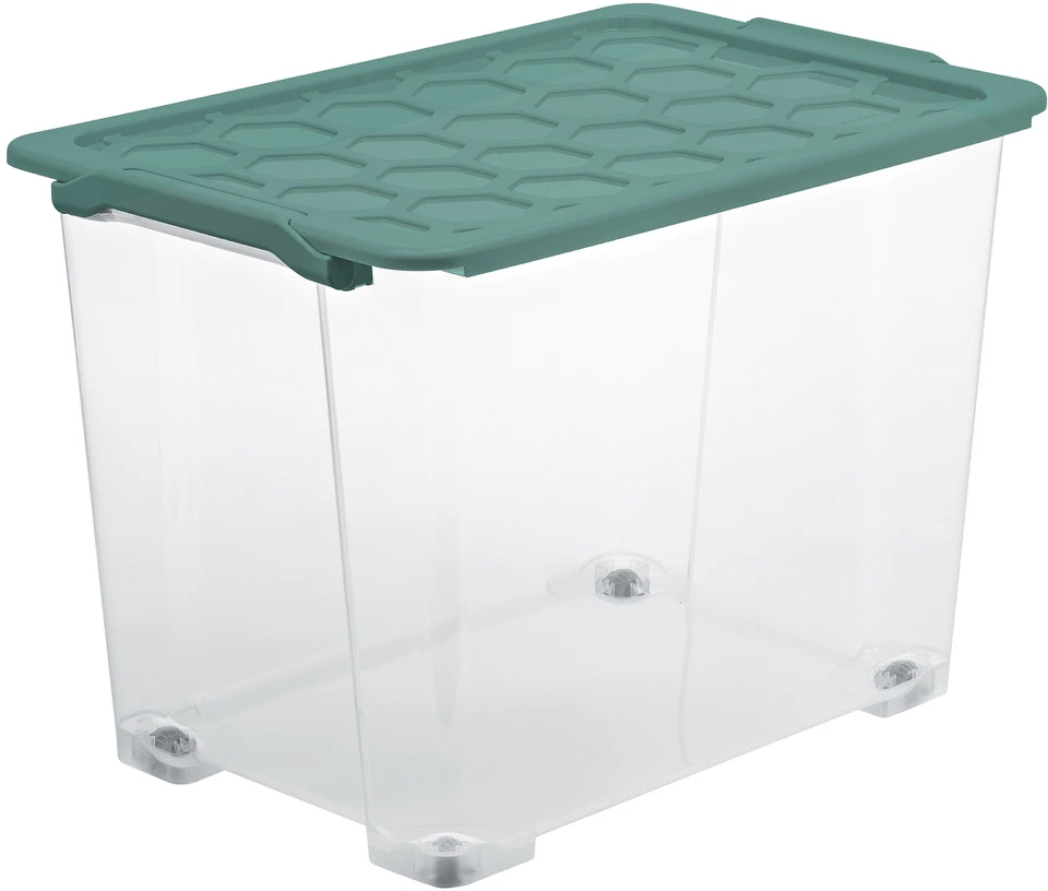 Daiktadėžė su ratukais Rotho, 65 l, 583 x 392 x 410 mm