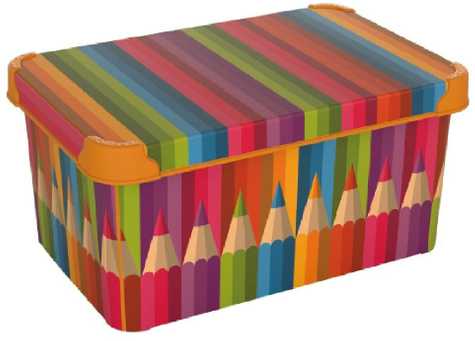 Domoletti DAIKTADĖŽĖ BTSP 5L DANGČ 28.5X19X13.5CM