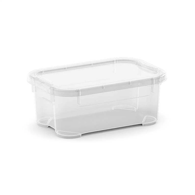 Uzglabāšanas kaste ar vāku Kis, 1.4 l, caurspīdīga krās., 17.5 x 11.5 x 7 cm