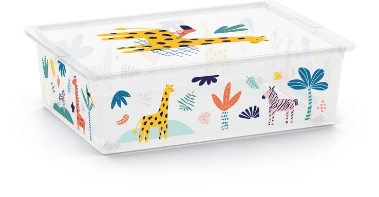 Daiktadėžė su dangčiu Kis C Box Style, 31 l, įvairių spalvų, 55 x 38.5 x 16.5 cm