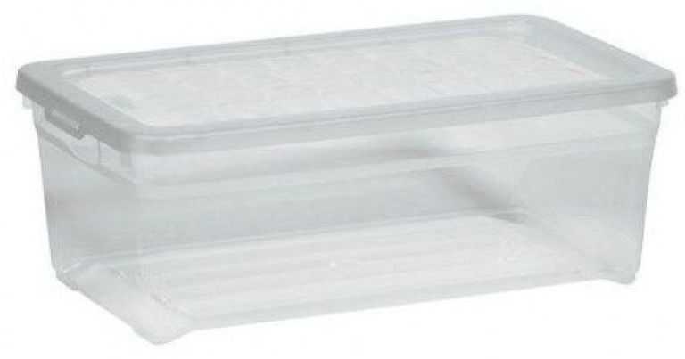Daiktadėžė CURVER, 5,7 l, skaidri, 34,3×19,5×12,5 cm
