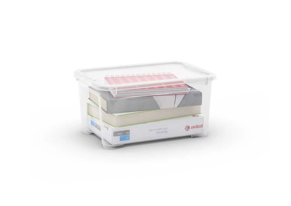 KIS Daiktadėžė T BOX, 14 l, skaidri, 38×27×19 cm