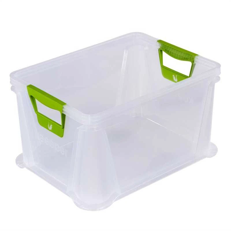 Uzglabāšanas kaste, paredzēts uzglabāšanai Keeeper 10066, 20 l, caurspīdīga krās./,krāsa/dizains tiek izvēlēts nejauši,, 39 x 29