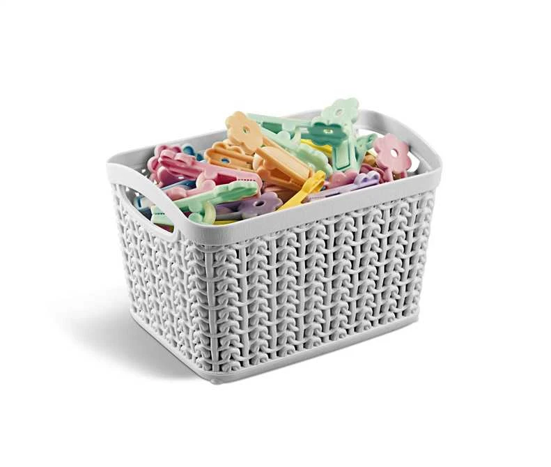 Uzglabāšanas kaste Ucsan Plastik, 1.5 l, pelēka krās., 16.5 x 11 x 12.5 cm