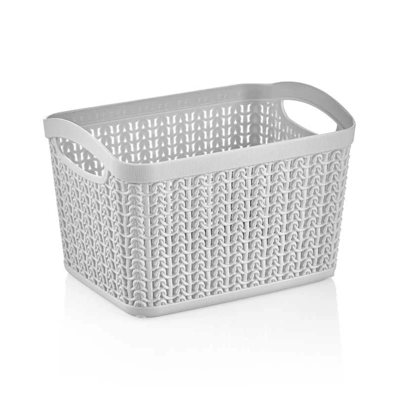 Uzglabāšanas kaste Ucsan Plastik, 1.5 l, pelēka krās., 16.5 x 11 x 12.5 cm