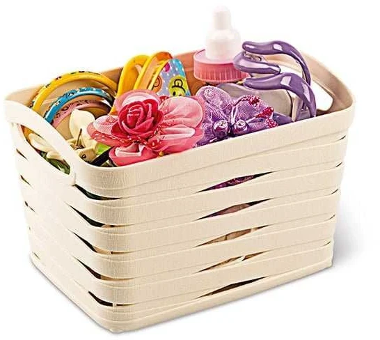 Uzglabāšanas kaste Ucsan Plastik 8691459294094, bēša krās., 16.5 x 11 x 12.5 cm