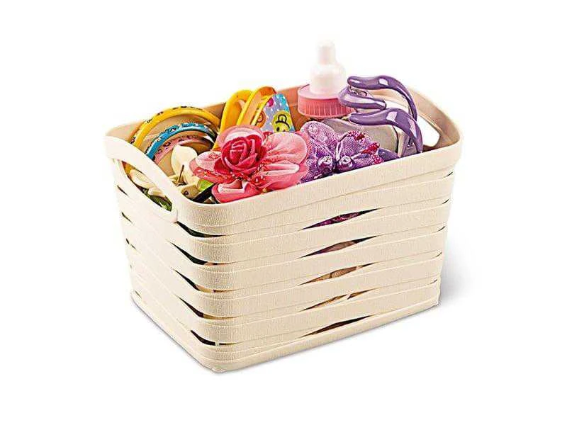 Uzglabāšanas kaste Ucsan Plastik 8691459294094, bēša krās., 16.5 x 11 x 12.5 cm