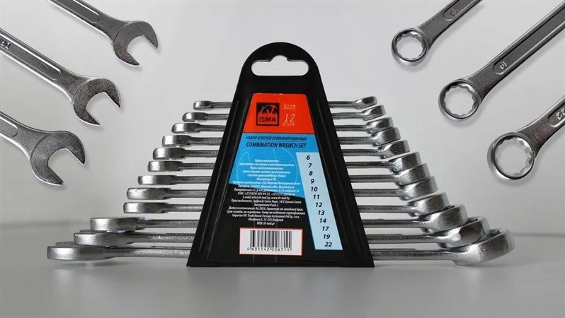 Veržliarakčių komplektas Isma 5123, 6 - 22 mm