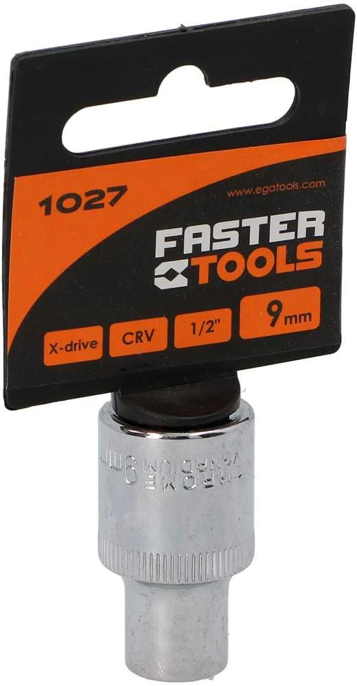 Faster_Tools Varžtų galvutė Faster Tools 1/2″ 9 mm 1027
