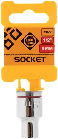Grąžtas Forte_Tools Varžtų veržlių galvutė Forte Tools 9 mm,1/2"