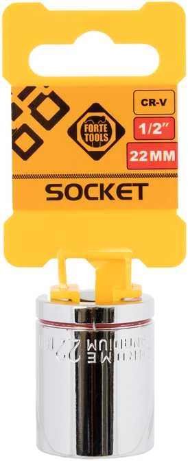 Grąžtas Forte_Tools Varžtų veržlių galvutė Forte Tools, 22 mm, 1/2"