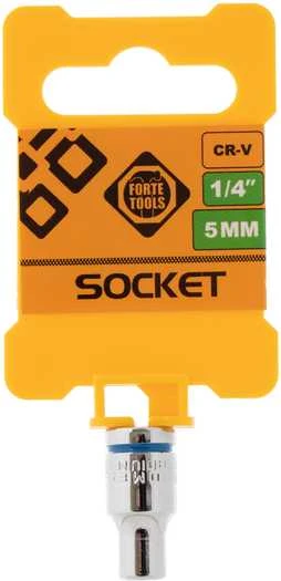 Grąžtas Forte_Tools Varžtų veržlių galvutė Forte Tools, 5 mm, 1/4"