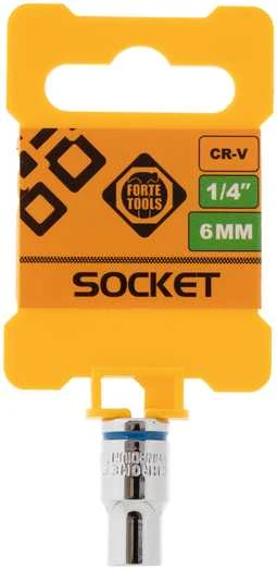 Grąžtas Forte_Tools Varžtų veržlių galvutė Forte Tools, 6 mm, 1/4"