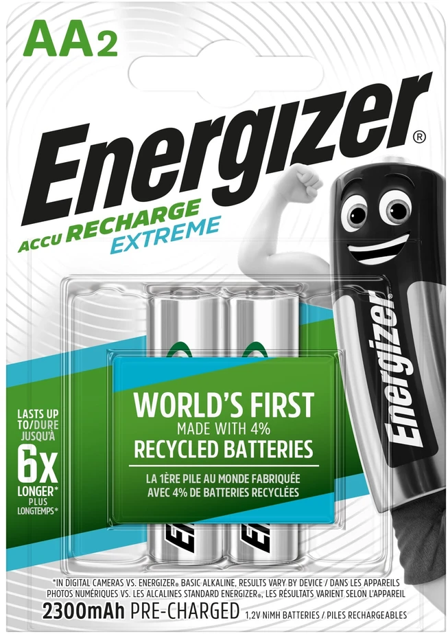 Įkraunamas elementas Energizer HR6, AA, 2300 mAh, 2 vnt.