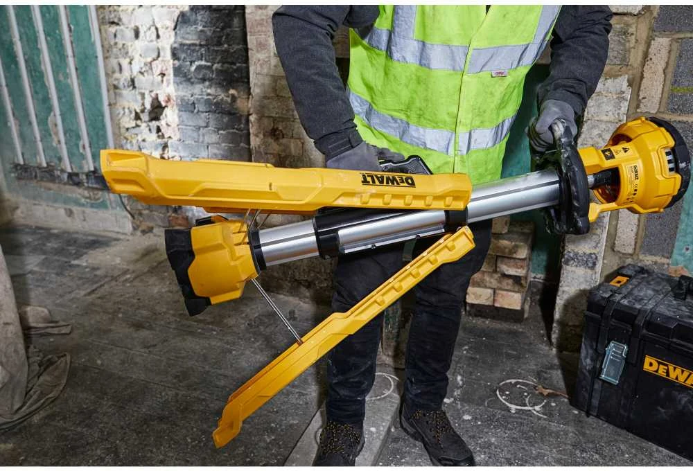 Teleskopinė lempa ant trikojo DeWalt DCL079-XJ (3000 lm, Baltas šiltas)