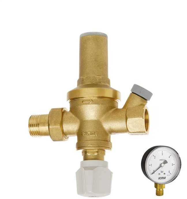 Uzpildes vārsts ICMA 91249AD05 244, 1/2 collas – ārējā vītne/1/2 collas – iekšējā vītne, 10 Bar
