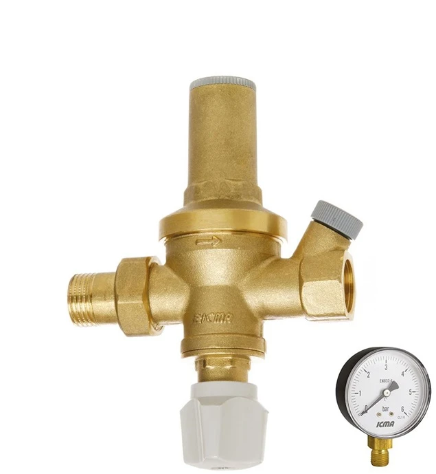 Uzpildes vārsts ICMA 91249AD05 244, 1/2 collas – ārējā vītne/1/2 collas – iekšējā vītne, 10 Bar
