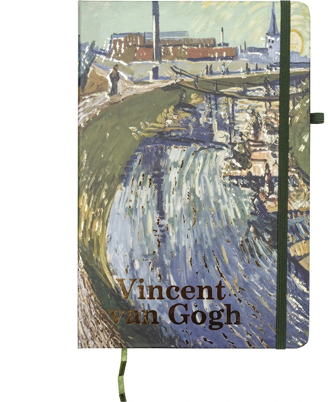 Centrum Užrašinė A5 linija 80 lap.kietu viršeliu ,su guma Vincent van Gogh