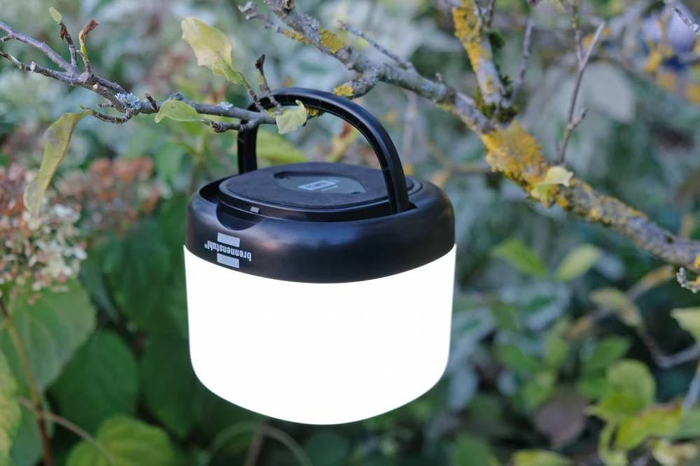Šviestuvas su saulės baterija Brennenstuhl GL 400 AS; LED; 3,7 V; 3,0 Ah akum.
