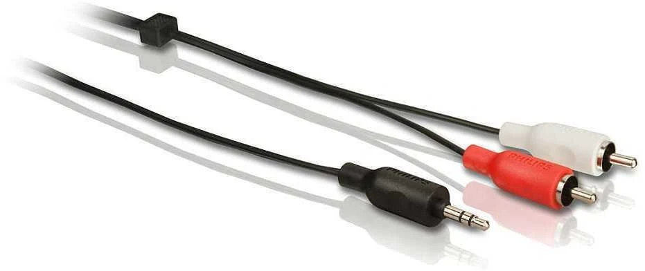 Laidas PHILIPS 3.5mm M, 2xRCA M, 1.5m, juodas SWA2527W/10