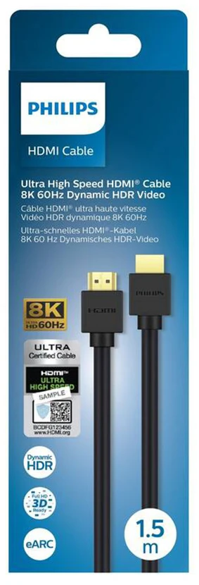 KABELIS HDMI 2.1 1.5M PHILIPS SWV9431/00