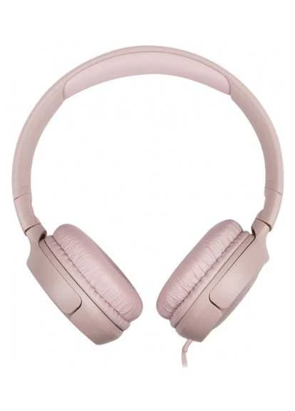 Lengvos ir patogios Ausinės JBL Tune 500 Pure Bass sound su mikrofonu rožinės