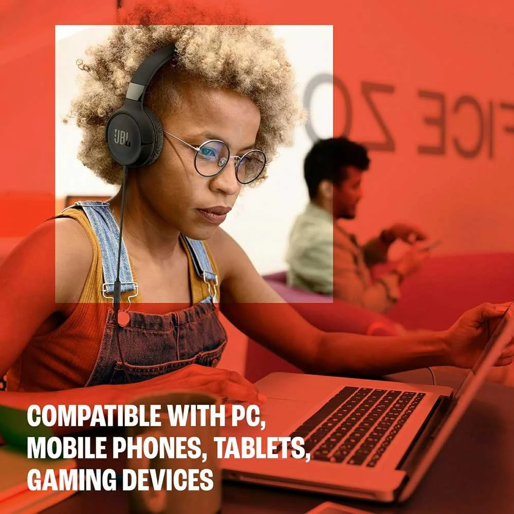 Ausinės JBL T520C USB-C, Juodos