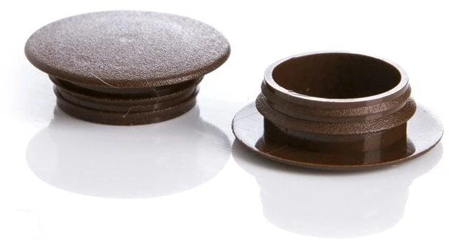 Dangteliai HAUSHALT D14/S16, 14 mm, ruda, 100 vnt.