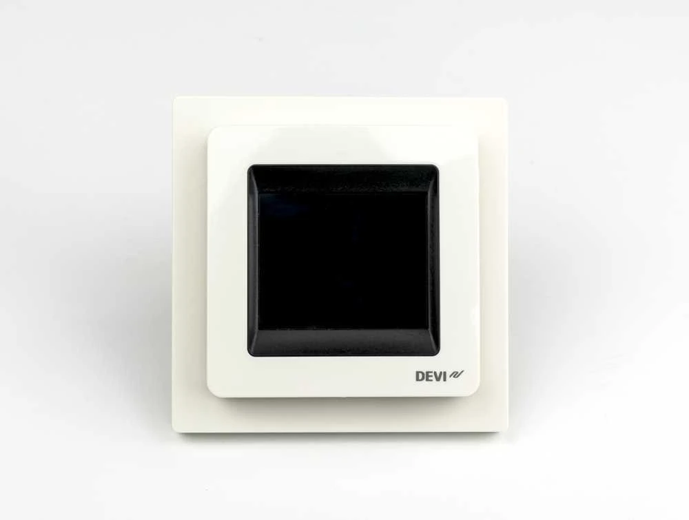 Termostatas Devi Devireg, Touch, balta