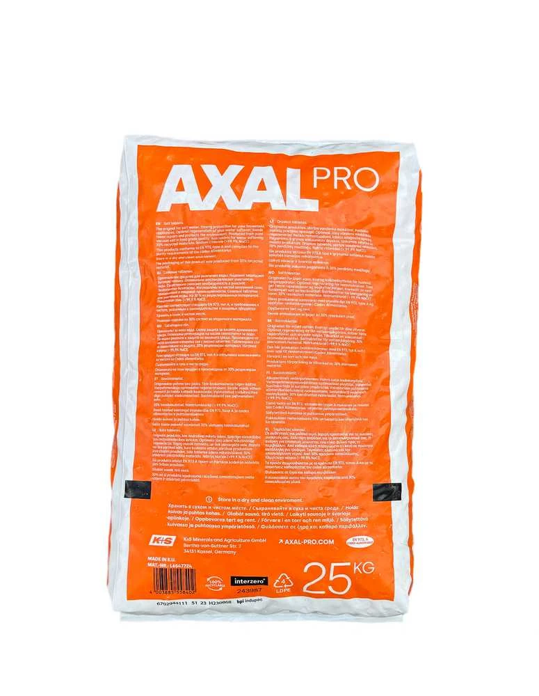 Druska Axal Pro vandens minkštinimo filtrams, 25 kg