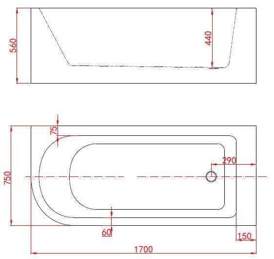 Masterjero ACRYLIC FREE STANDING BATHTUB K29775R