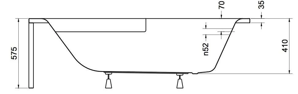 Vonia Besco Cornea, 140 x 80 cm, kairinė