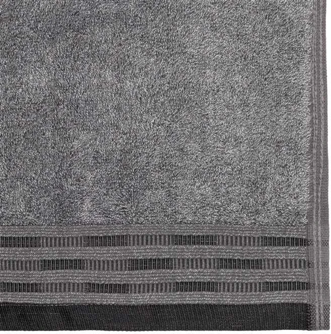 Domoletti RANKŠLUOSTIS HUDSON 650 GSM 50X90CM TAMSI PILKA