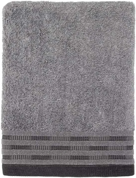 Domoletti RANKŠLUOSTIS HUDSON 650 GSM 50X90CM TAMSI PILKA