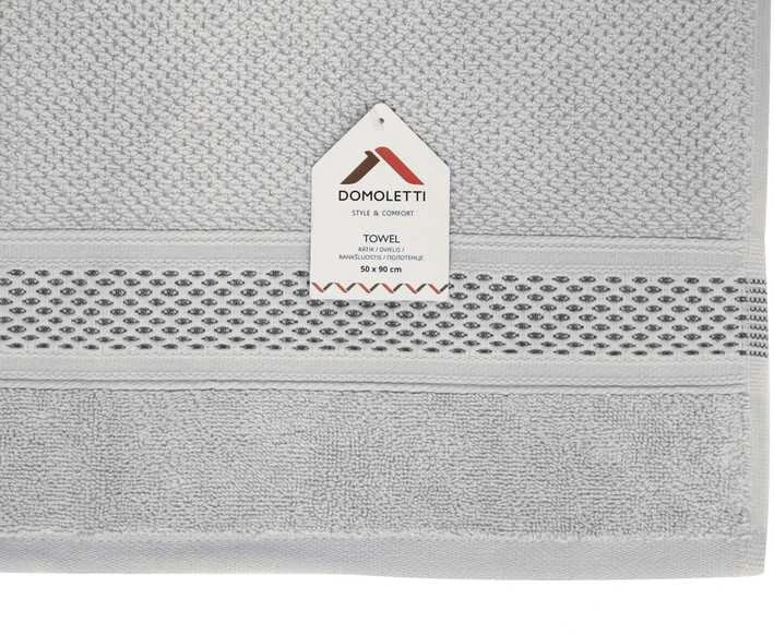 Rankšluostis Domoletti TOWEL 50X90CM MARIAM LIGHT Pilkas