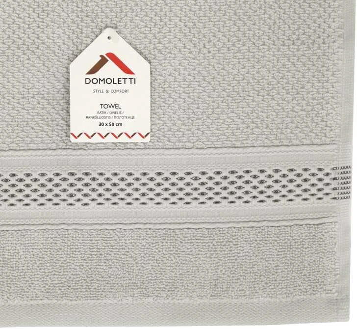 Rankšluostis Domoletti TOWEL 30X50CM MARIAM LIGHT Pilkas