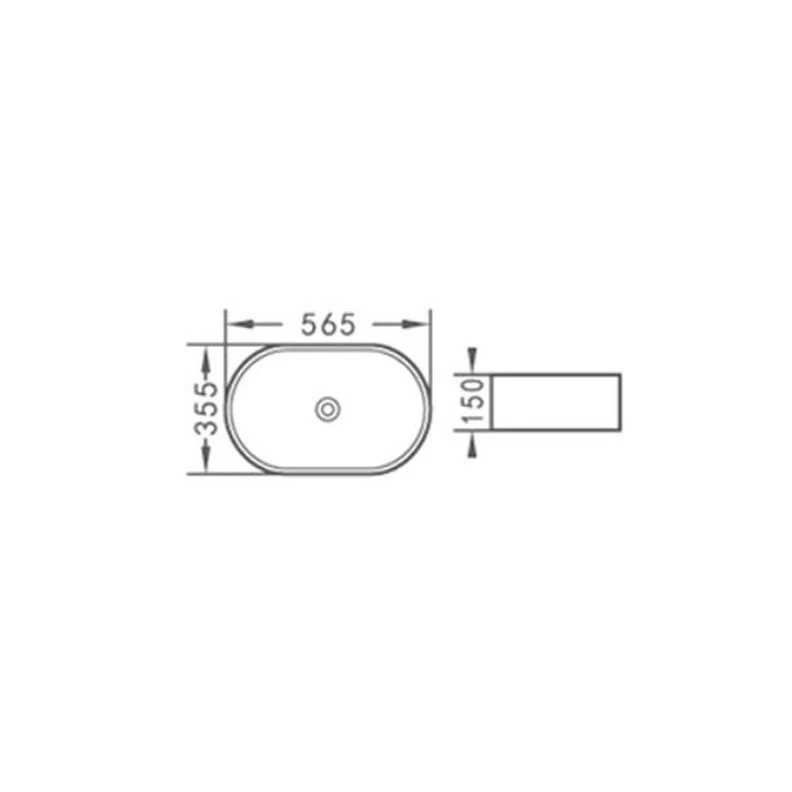 Umywalka Domoletti WASHBASIN 56 CM TOP ACB8183