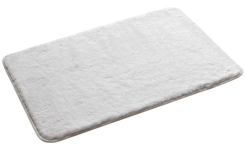 Vannas istabas paklājs Gedy, balta, 80 cm x 50 cm