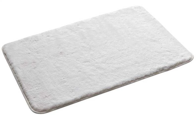 Vannas istabas paklājs Gedy, balta, 80 cm x 50 cm