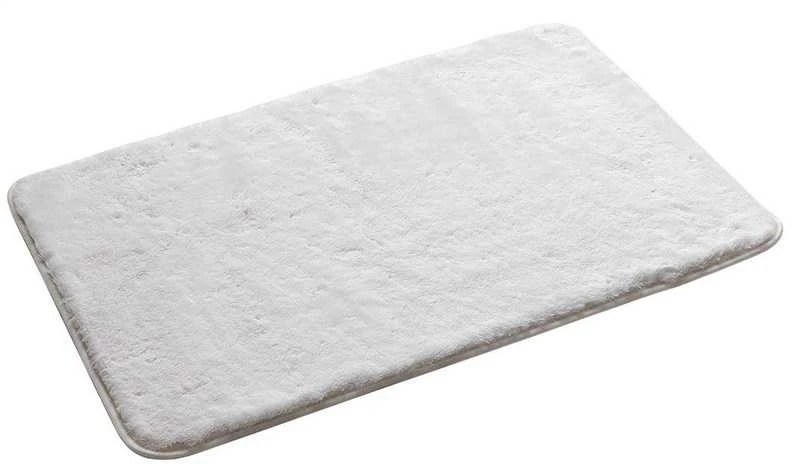 Vonios grindų kilimėlis Gedy, baltas, 80 cm x 50 cm