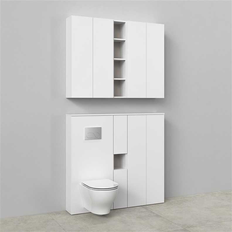 Cersanit BOTTOM CABINET SIDE ATRATO Baltas