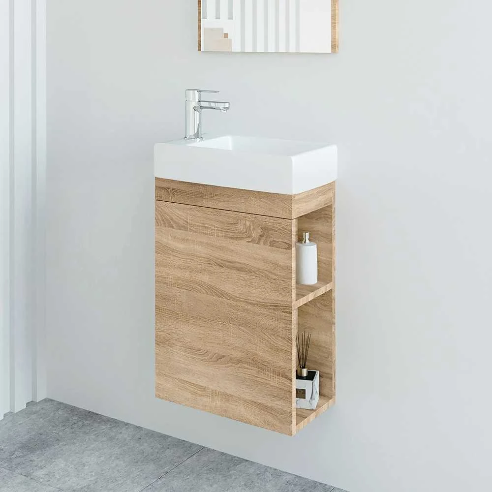 Domoletti CABINET SA 40I SONOMA OAK WITH BASIN