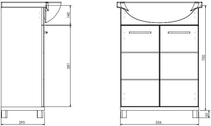 Deftrans SPINTEL PASTATOM BARI D60 BALTA/MEDŽ
