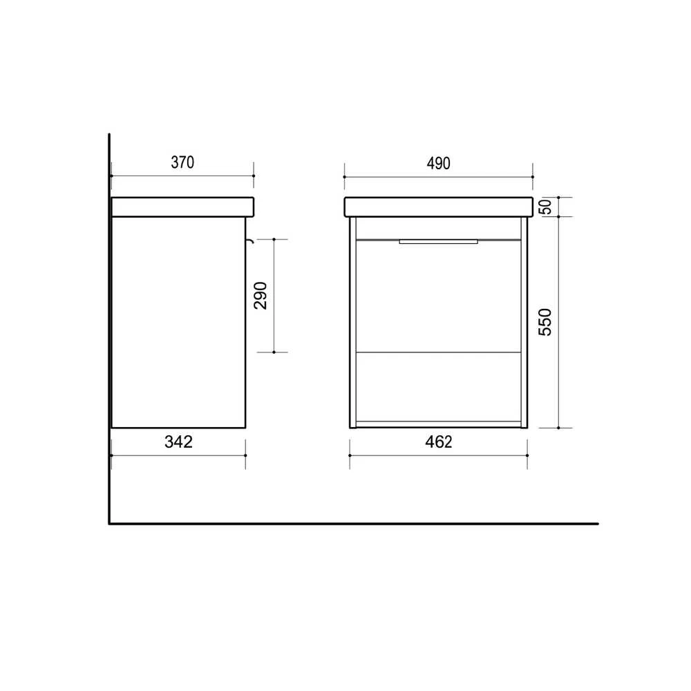 Domoletti BASIN CABINET SA 50C