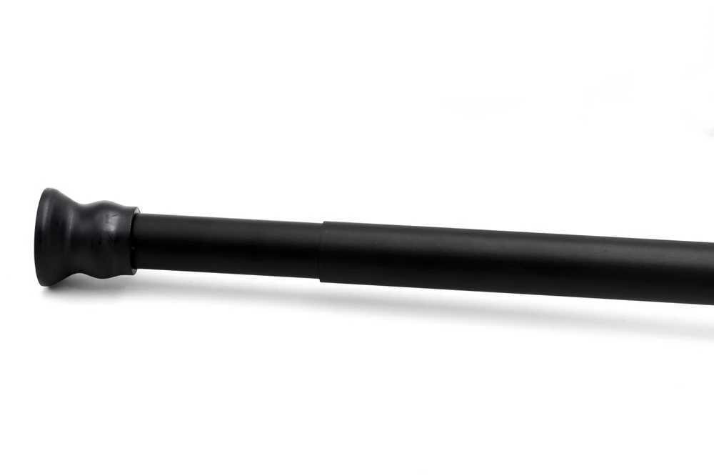 Vannas karnīze Ridder Wien 55111, 70 - 115 cm, DIA 25 mm, melna krās.