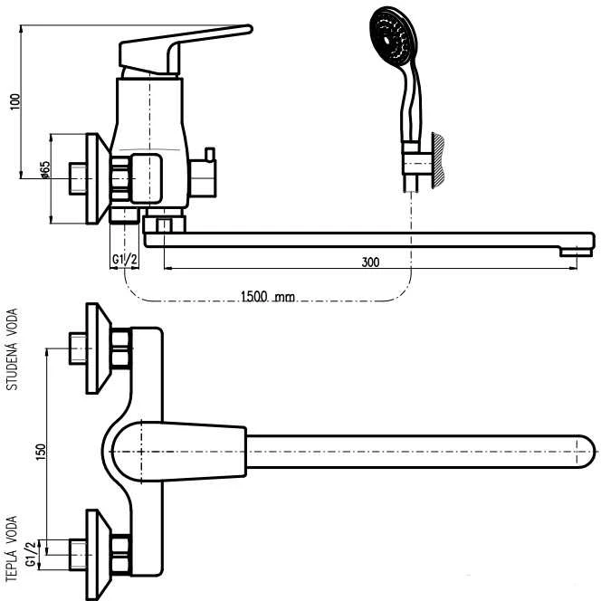 Domoletti BATH AND BASIN MIXER Juodas MT COLORADO